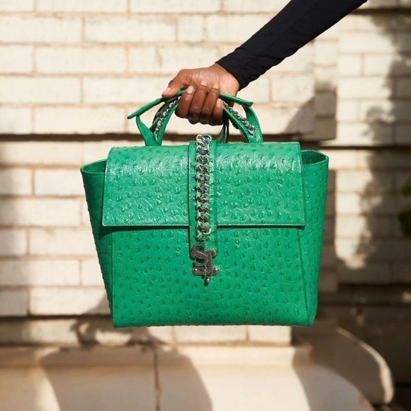 Sassy Jones Lori Convertible Leather Satchel Backpack New - Picture 11 of 12